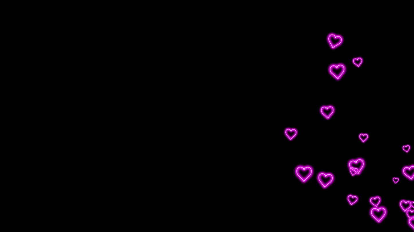 Corner Lovin' Stream Alert Pack - 3 Animated Overlays - Neon Pink Hearts - Full Screen 1920x1080 - Transparent Background - Instant Download