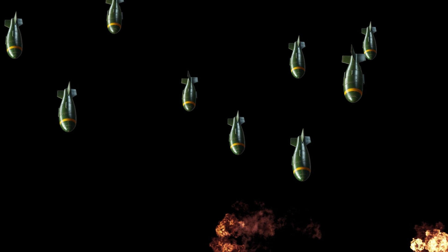 Bombs Away Raid Alert - Full Screen Stream Effect - 1920x1080 Animated Overlay - Transparent Background - Instant Download - .WEBM w/ Sound
