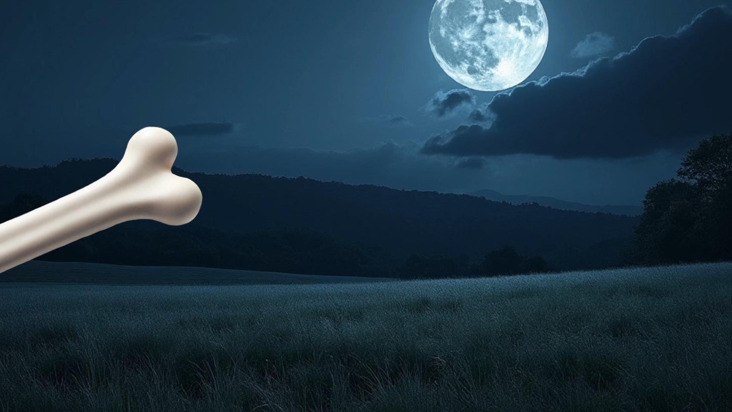 Bone Poke Stream Alert - Full Screen Animated Overlay - Transparent Background - 1920x1080 - Instant Download - Spooky Silly Channel Redeem!