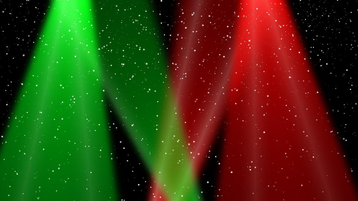 Christmas Party Stream Effect Pack - Snow and Spotlights Alert & Looping Overlays - Transparent Background - Instant Download - 1920x1080