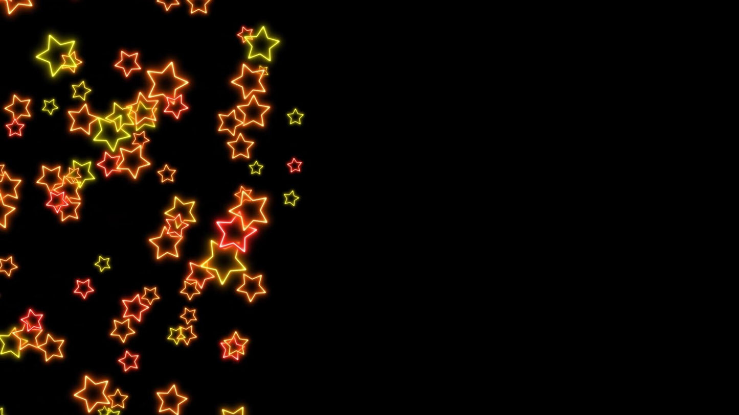 Sunset Starburst Stream Alert - Full Screen Animated Stars Overlay with Transparent Background - 1920x1080 - Instant Download - 2 Variations