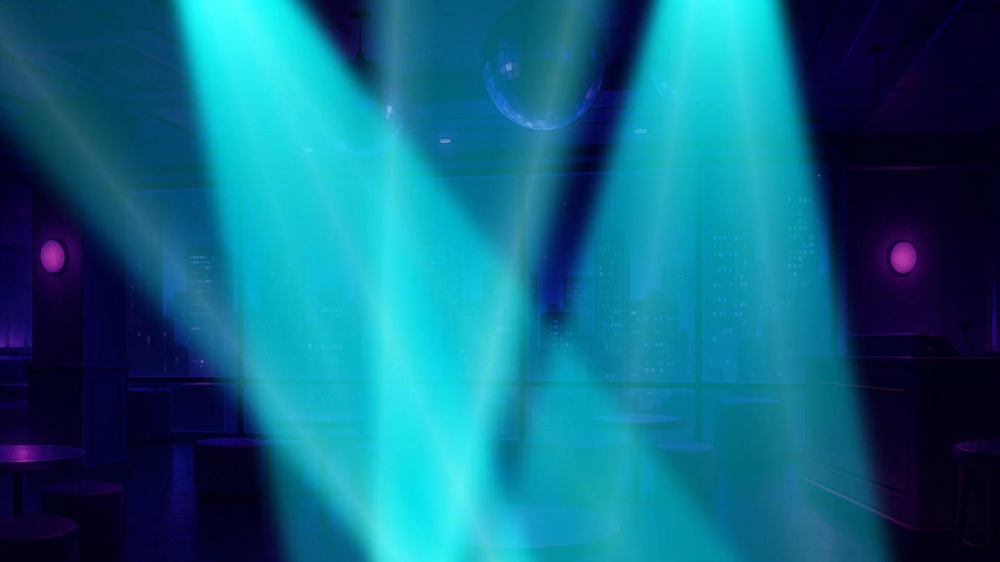 Aqua Spotlights Stream Effects - Loop & Alert - 2 Fun Full Screen Animated Overlays - Transparent Background - 1920x1080 - Instant Download