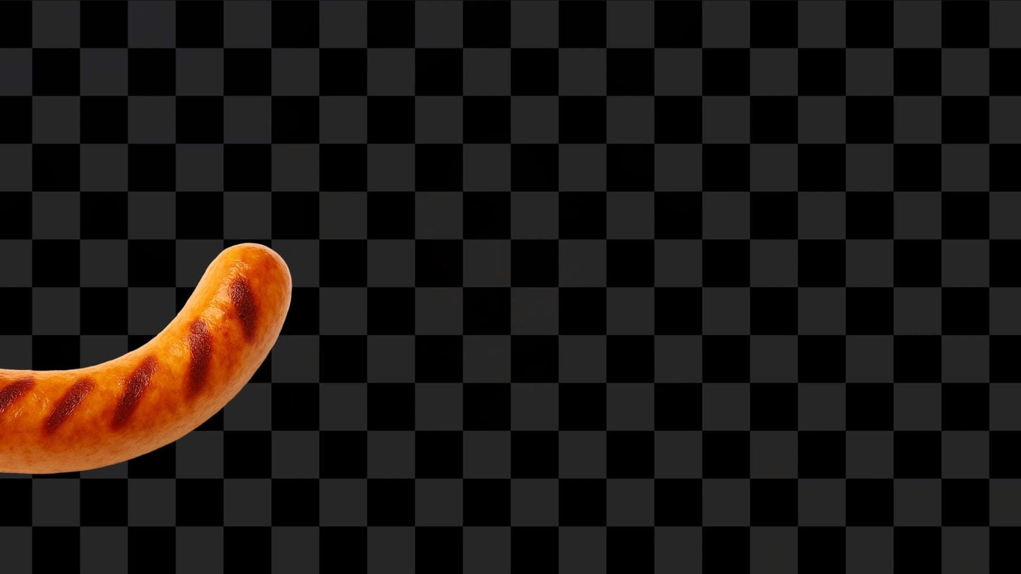 Sausage Poke Stream Alert - Full Screen Animated Overlay with Transparent Background - 1920x1080 - Instant Download - Funny Channel Redeem!