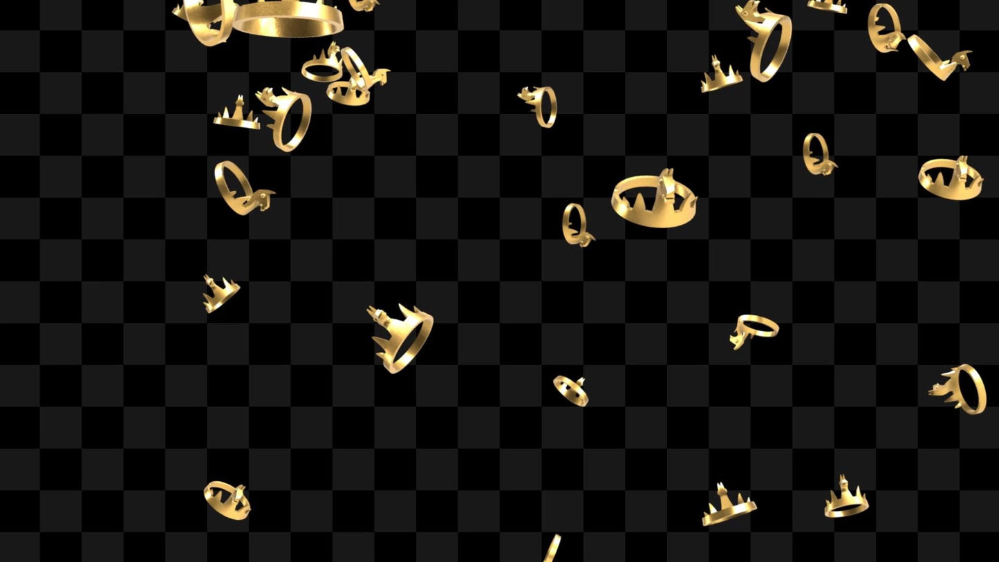 Victory Crown Stream Alert - Animated W Royale Celebration Overlay with Transparent Background - Full Screen 1920x1080 - Instant Download