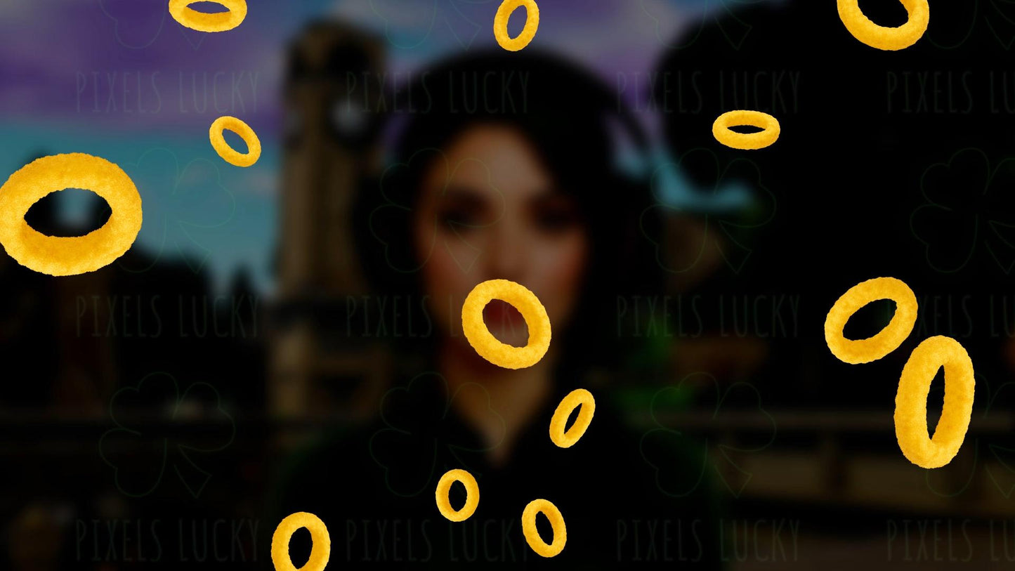Fun Onions Stream Alert - Animated Snack Shower Overlay with Transparent Background - 1920x1080 Full Screen - Instant Download - Easy To Use