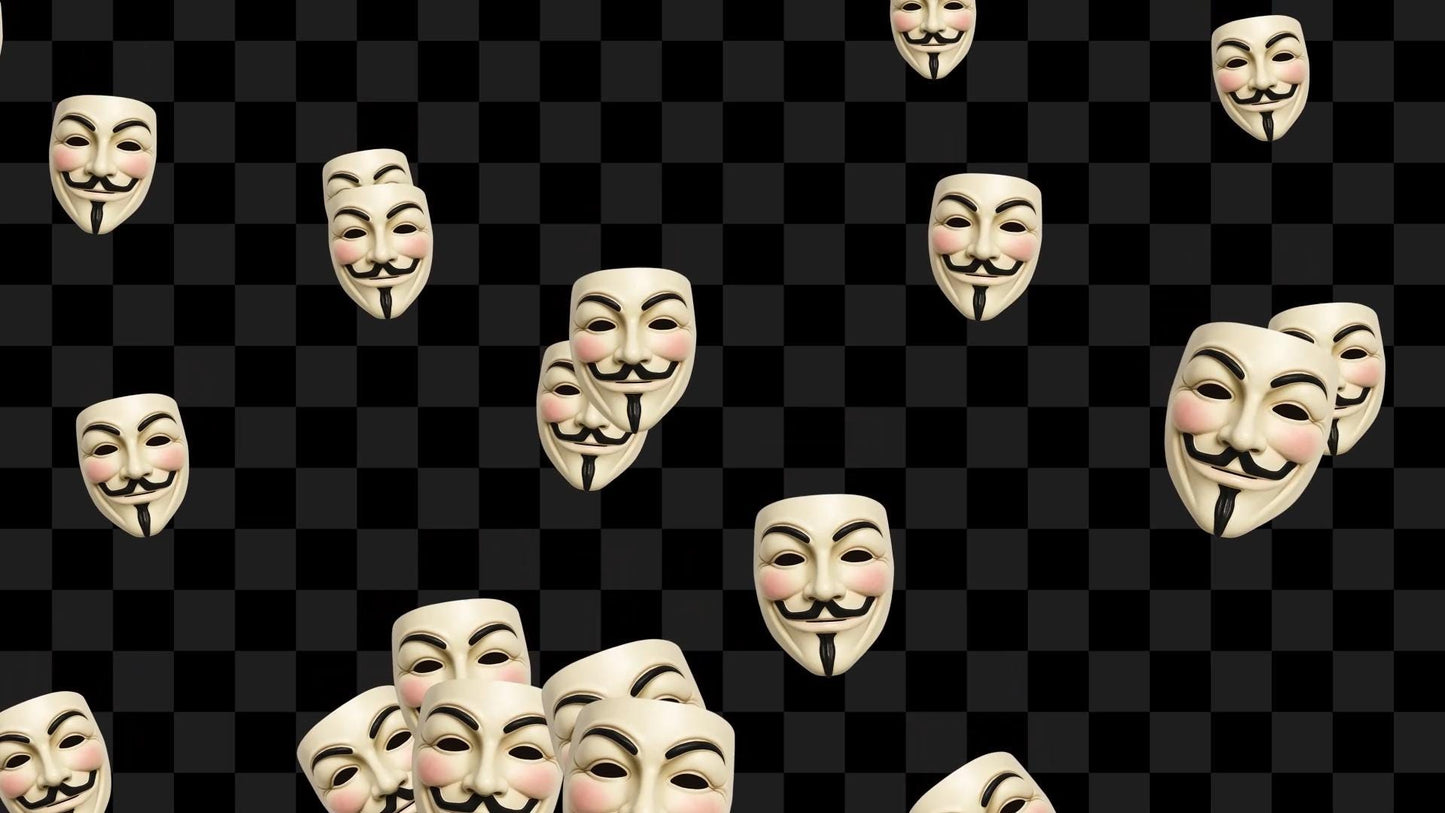 The 5th of November Stream Alert - Full Screen Animated Overlay - Transparent Background - 1920x1080 - Instant Download - Guy Fawkes Masks