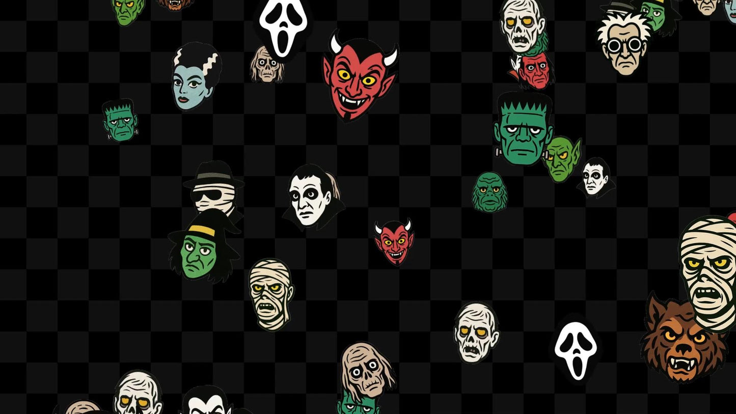 The Monster Mash Stream Alert - Full Screen Animated Overlay - Transparent Background - 1920x1080 - Spooky Halloween Fun - Instant Download