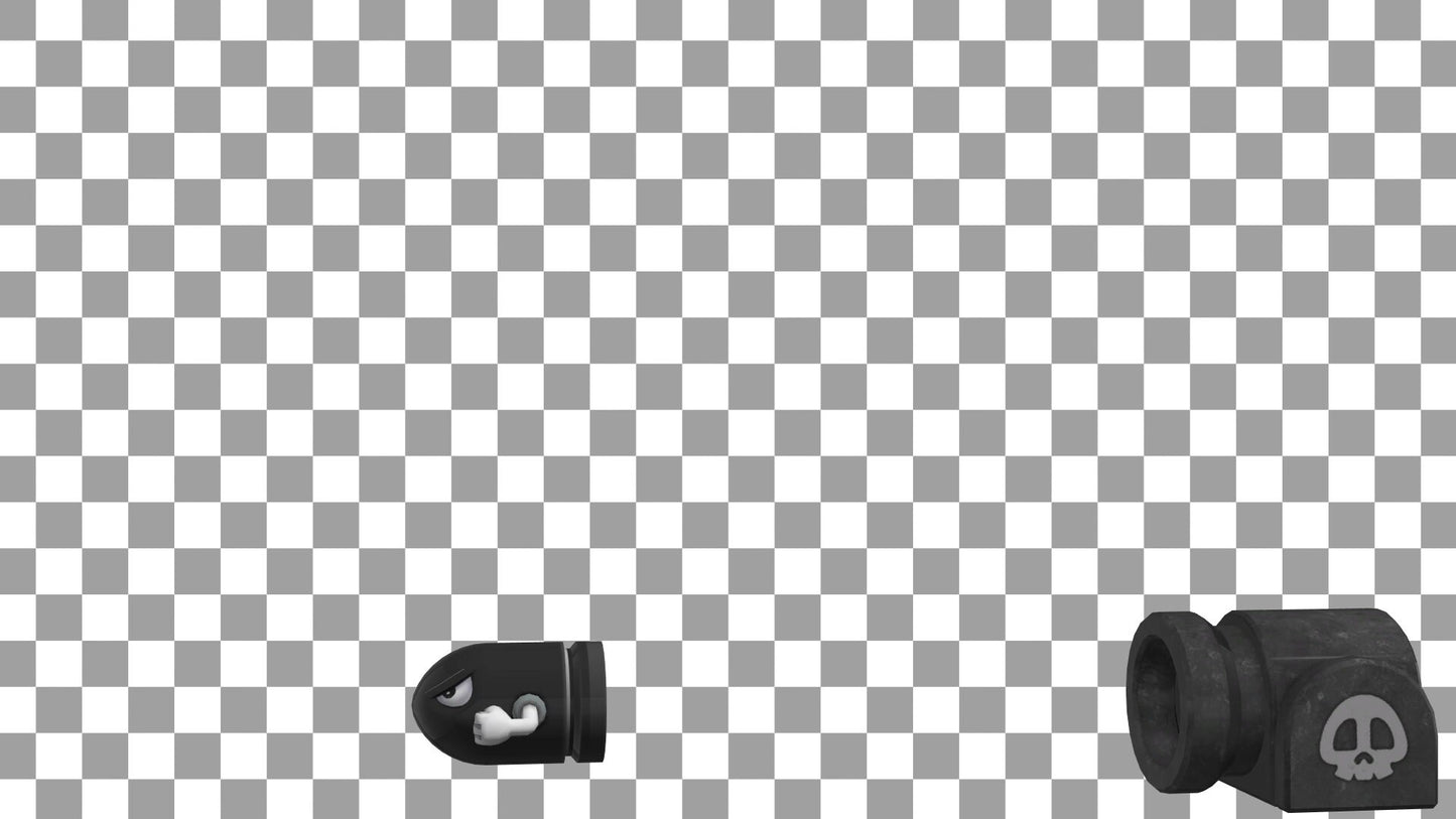 Donation Alert - Animated Bullet Bill Stream Overlay - Full Screen 1920x1080 w/ Transparent Background - Fun Dono Effect - Instant Download