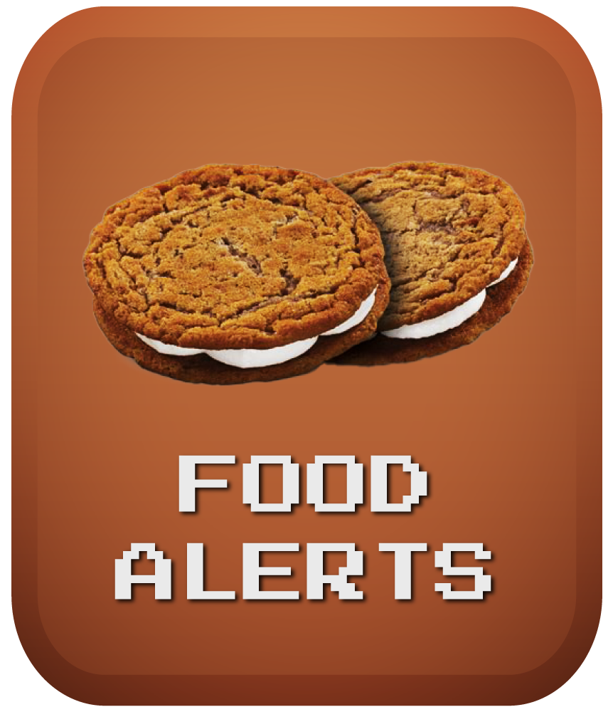 Oatmeal cream pies icon for food-themed stream alerts category