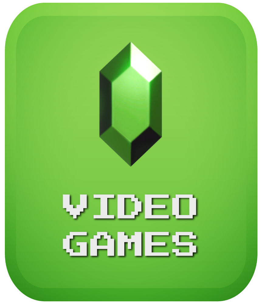 Green pixel rupee icon on lime background for video game stream alerts category