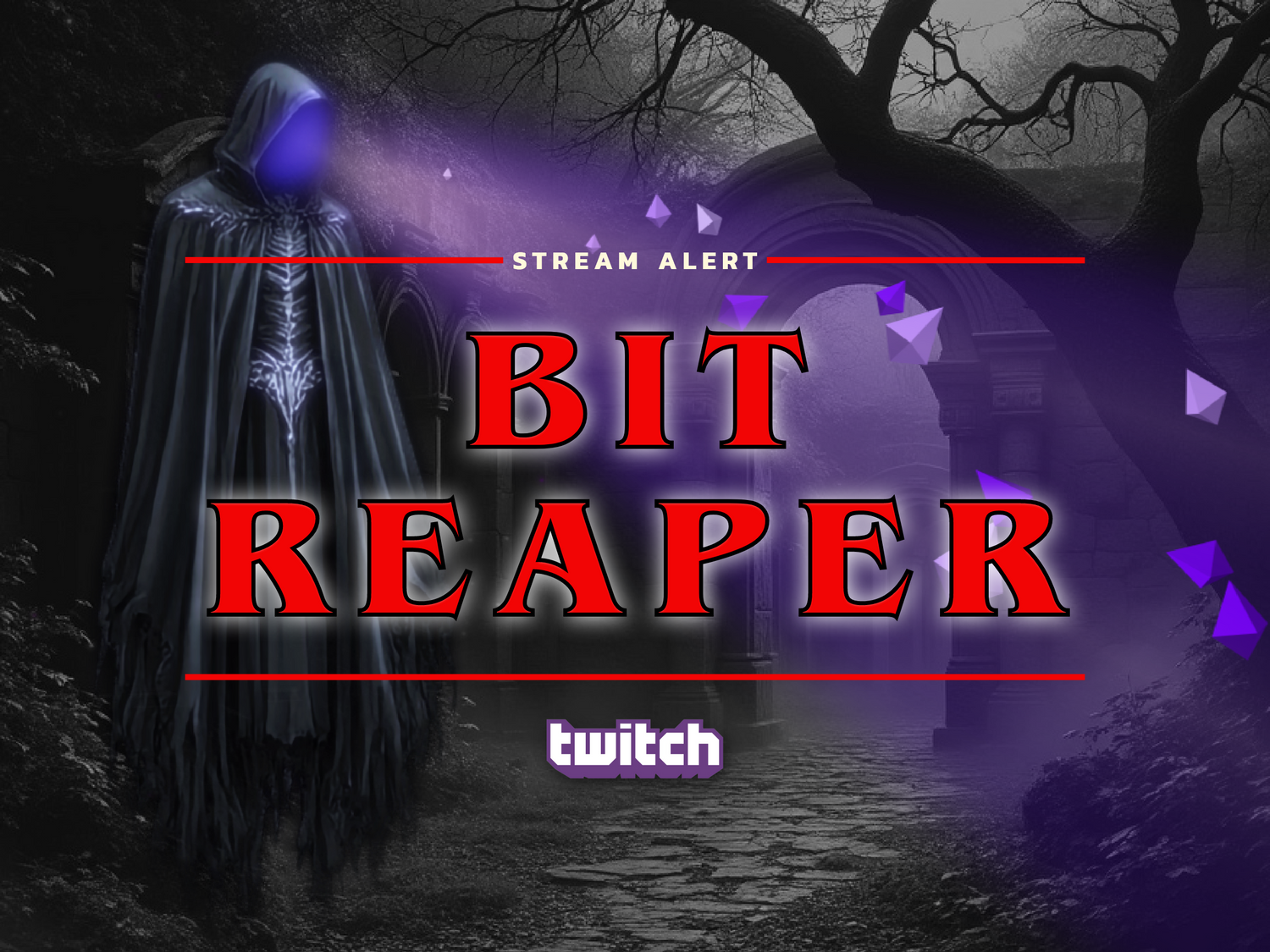 Twitch Bit Reaper Halloween Stream Alert