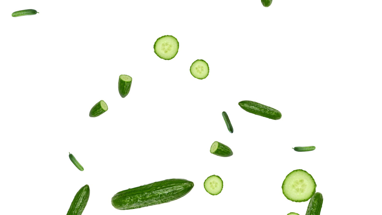 Raining Cucumbers Stream Alert - Full Screen Animated Overlay with Transparent Background - 1920x1080 - Instant Download - Food Stream Asset