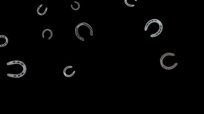 Raining Horseshoes Stream Alert - Full Screen Animated Overlay w/ Transparent Background - 1920x1080 - Instant Download - Easy & Fun To Use!