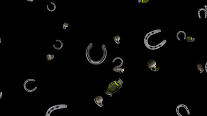 Horseshoes and Hand Grenades Stream Alert - Full Screen Animated Overlay with Transparent Background - 1920x1080 - Instant Download - Yeehaw