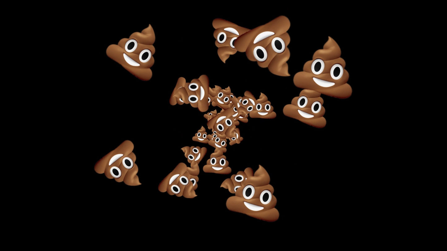 Poo Fling Stream Alert - Full Screen Animated Overlay - Transparent Background - Instant Download - 1920x1080 - Easy To Setup - Silly Effect