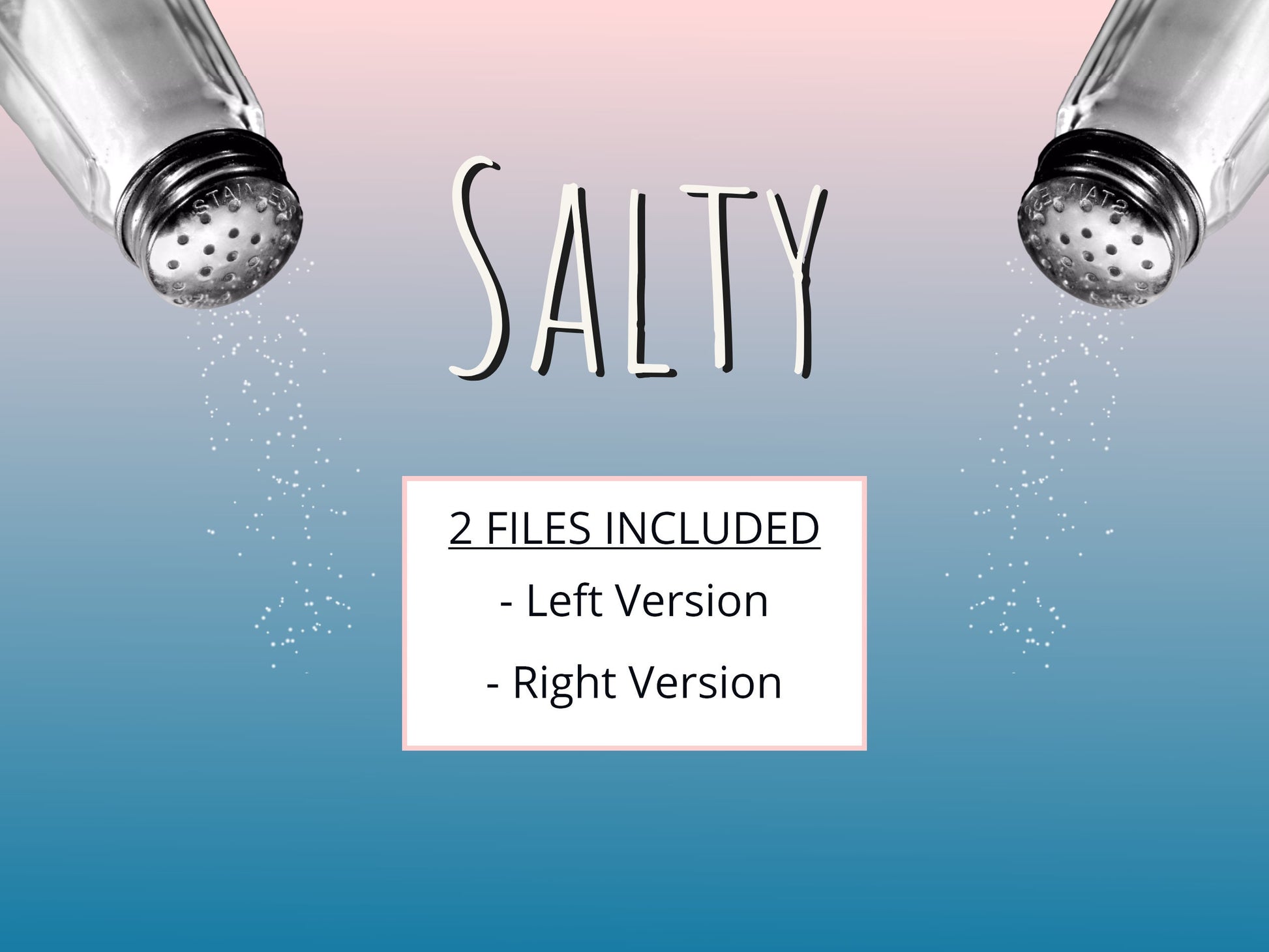 Salty Stream Alert - Full Screen Animated Overlay w/ Transparent Background - Instant Download - 1920x1080 - Easy to Setup and Funny to Use!