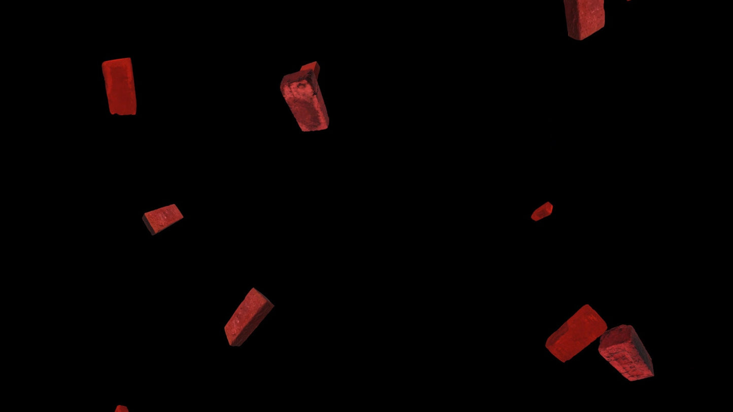 Raining Bricks Stream Alert - Full Screen Animated Overlay with Transparent Background - 1920x1080 - Instant Download - Easy To Setup & Use!