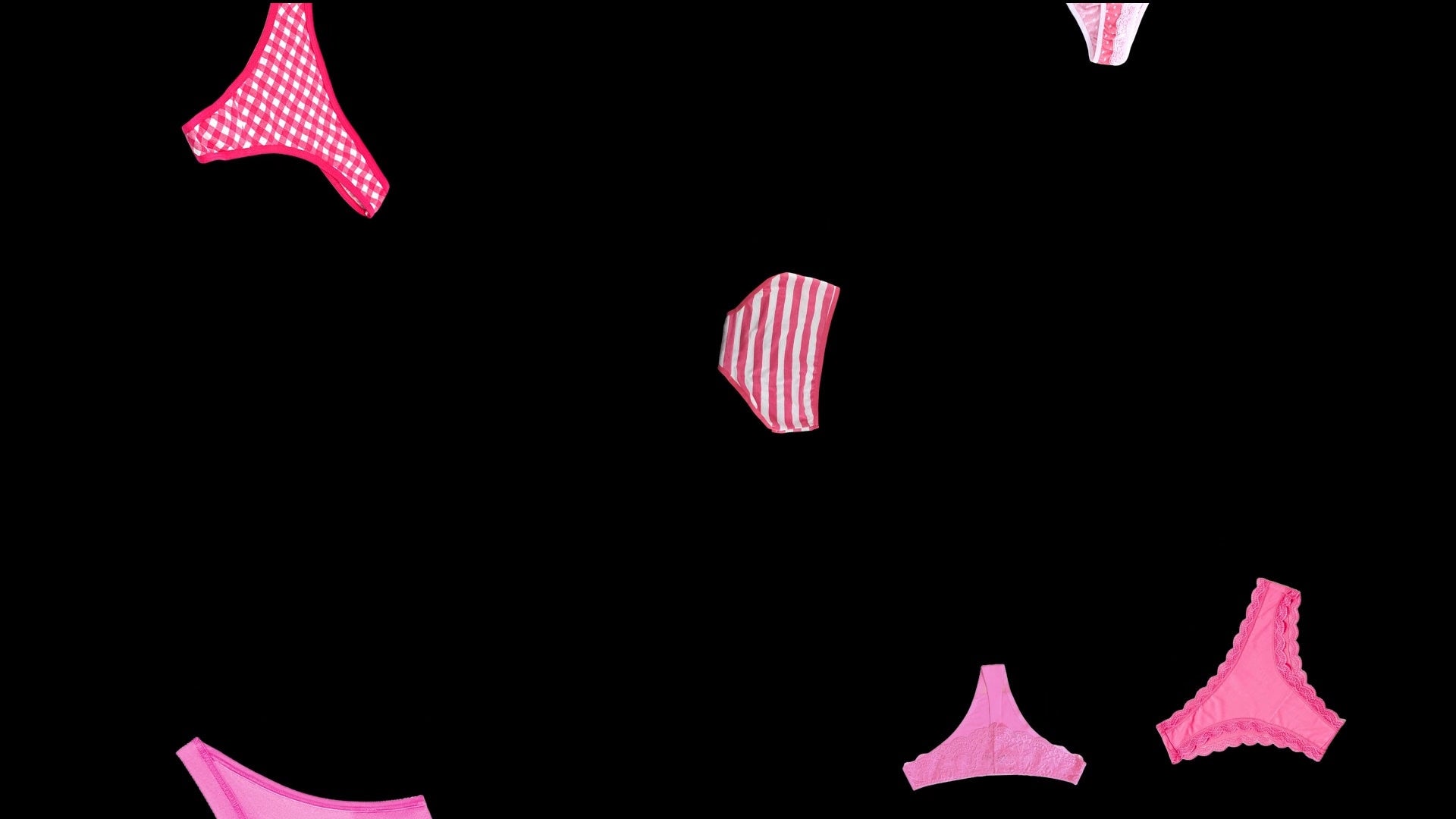 Pink Panty Drop Stream Alert - Full Screen Animated Overlay with Transparent Background - 1920x1080 - Instant Download - Spicy Sassy Effect!