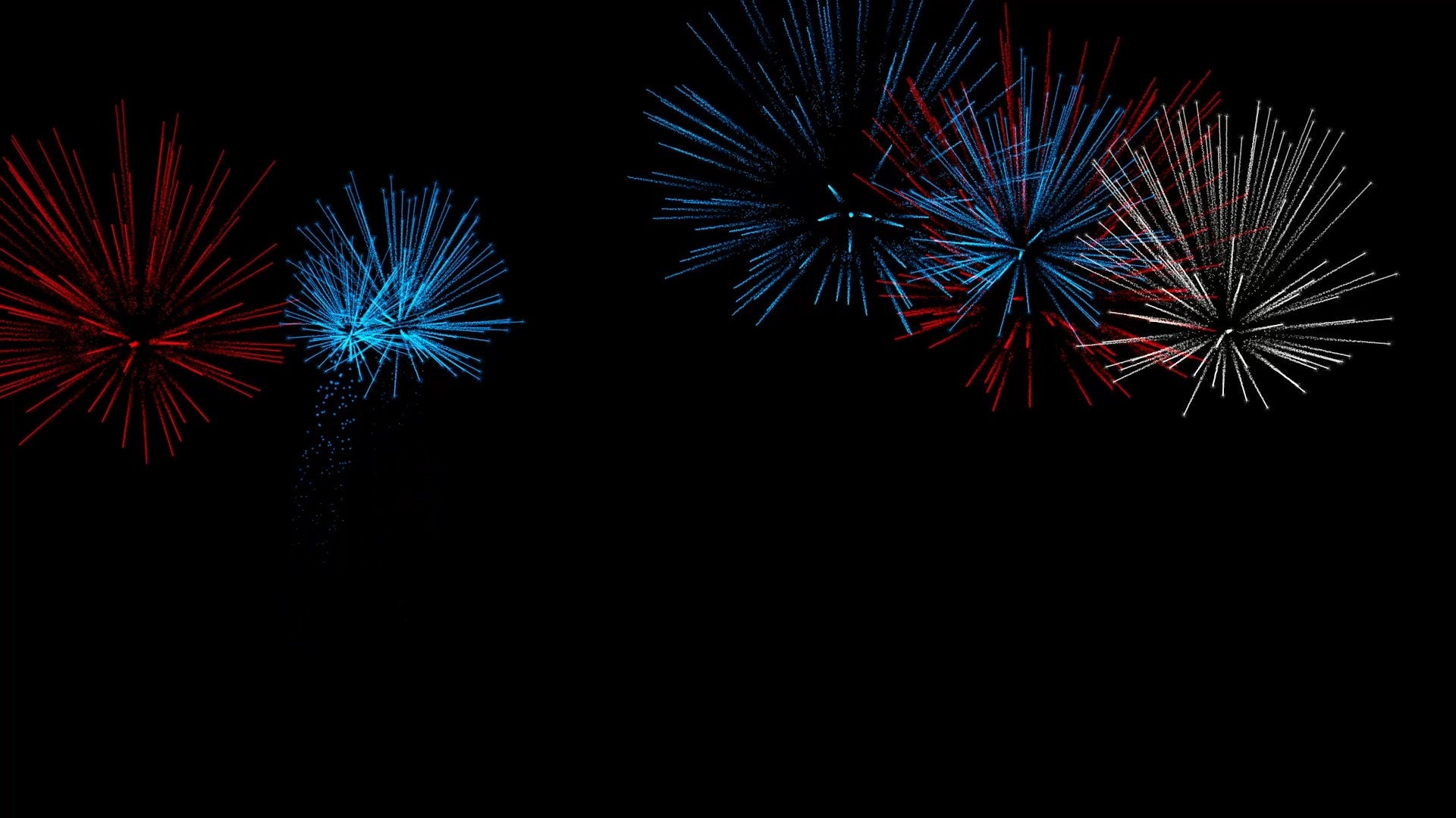 Freedom Fireworks Stream Alert - With Sound - Animated Full Screen Overlay with Transparent Background - 1920x1080 - Instant Download - Fun!