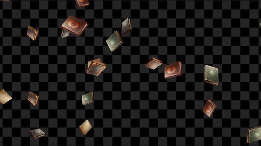 Spell Books Stream Alert - Full Screen Animated Overlay with Transparent Background - 1920x1080 - Instant Download - Witchy Halloween Effect