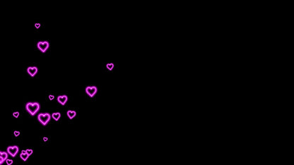 Corner Lovin' Stream Alert Pack - 3 Animated Overlays - Neon Pink Hearts - Full Screen 1920x1080 - Transparent Background - Instant Download