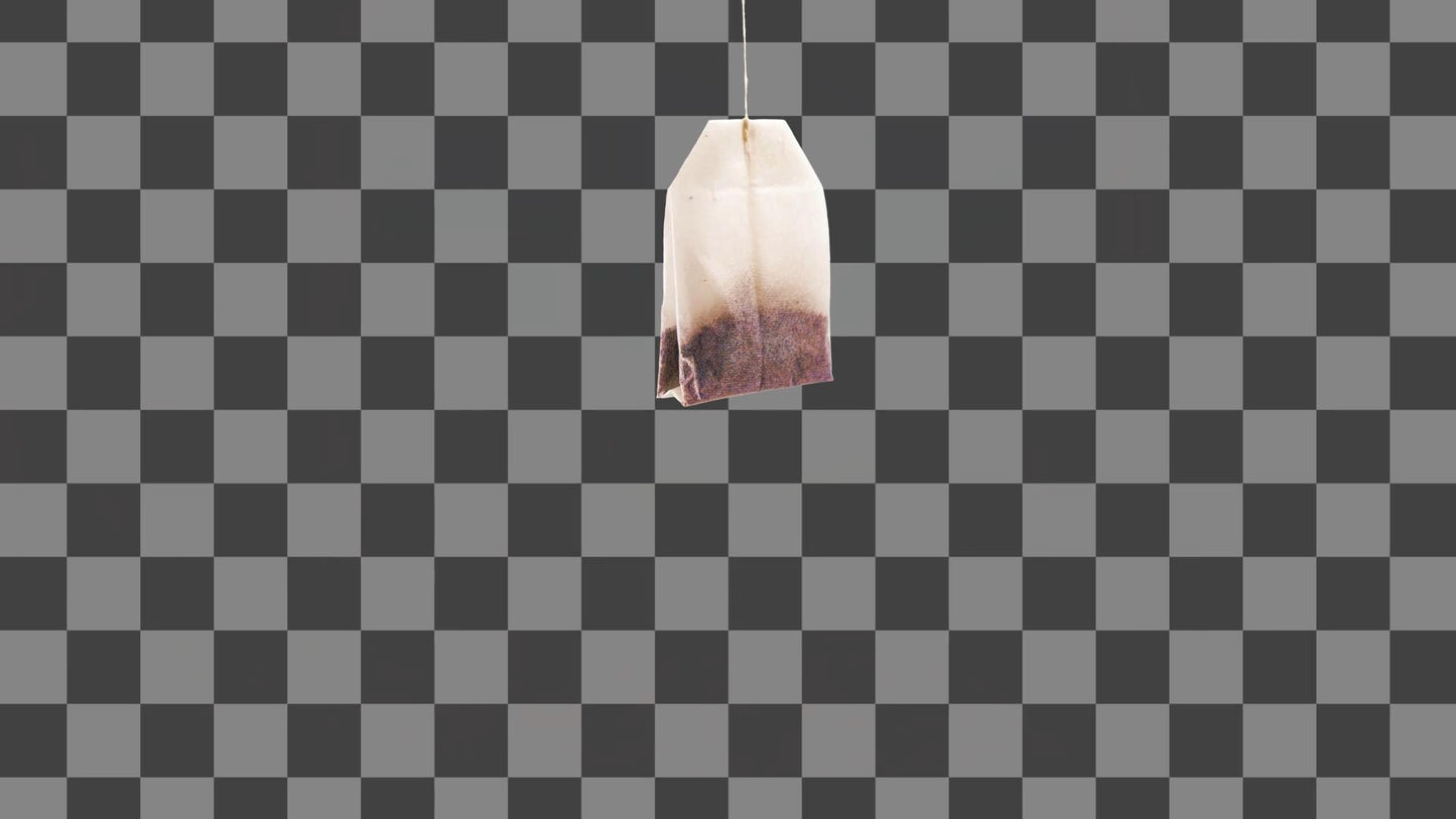 Tea Bag Stream Alert - Fun Special Effect - Full Screen Animated Overlay with Transparent Background - 1920x1080 - Instant Download - Silly!