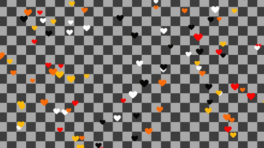 Harvest Hearts Stream Alert - Full Screen Animated Overlay with Transparent Background - 1920x1080 - Instant Download - Cute Autumn Effect!