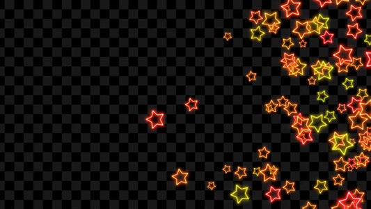 Sunset Starburst Stream Alert - Full Screen Animated Stars Overlay with Transparent Background - 1920x1080 - Instant Download - 2 Variations