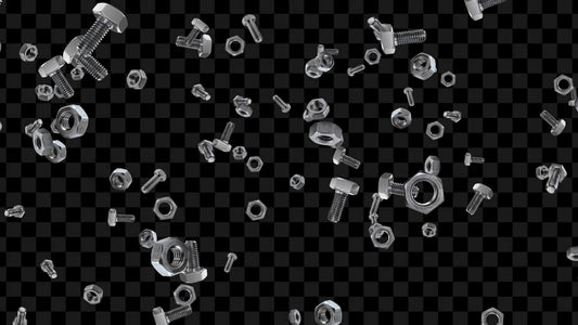Nuts & Bolts Stream Alert - Full Screen Animated Overlay with Transparent Background - 1920x1080 - Instant Download - Streamer Raid Alert