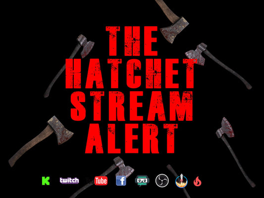The Hatchet Stream Alert - Full Screen Animated Overlay with Transparent Background - 1920x1080 - Instant Download - Tutorial Included