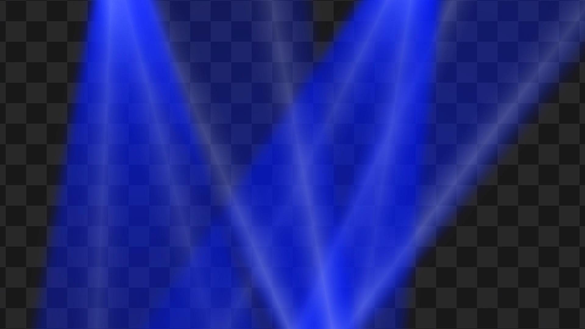Blue Spotlights Stream Effects - Loop & Alert - 2 Cool Full Screen Animated Overlays - Transparent Background - 1920x1080 - Instant Download