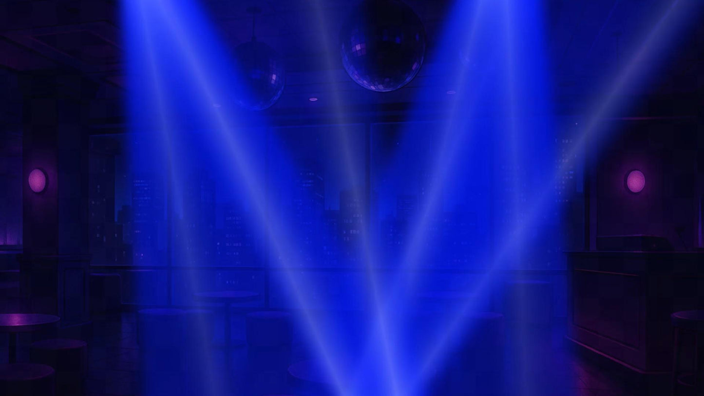Blue Spotlights Stream Effects - Loop & Alert - 2 Cool Full Screen Animated Overlays - Transparent Background - 1920x1080 - Instant Download