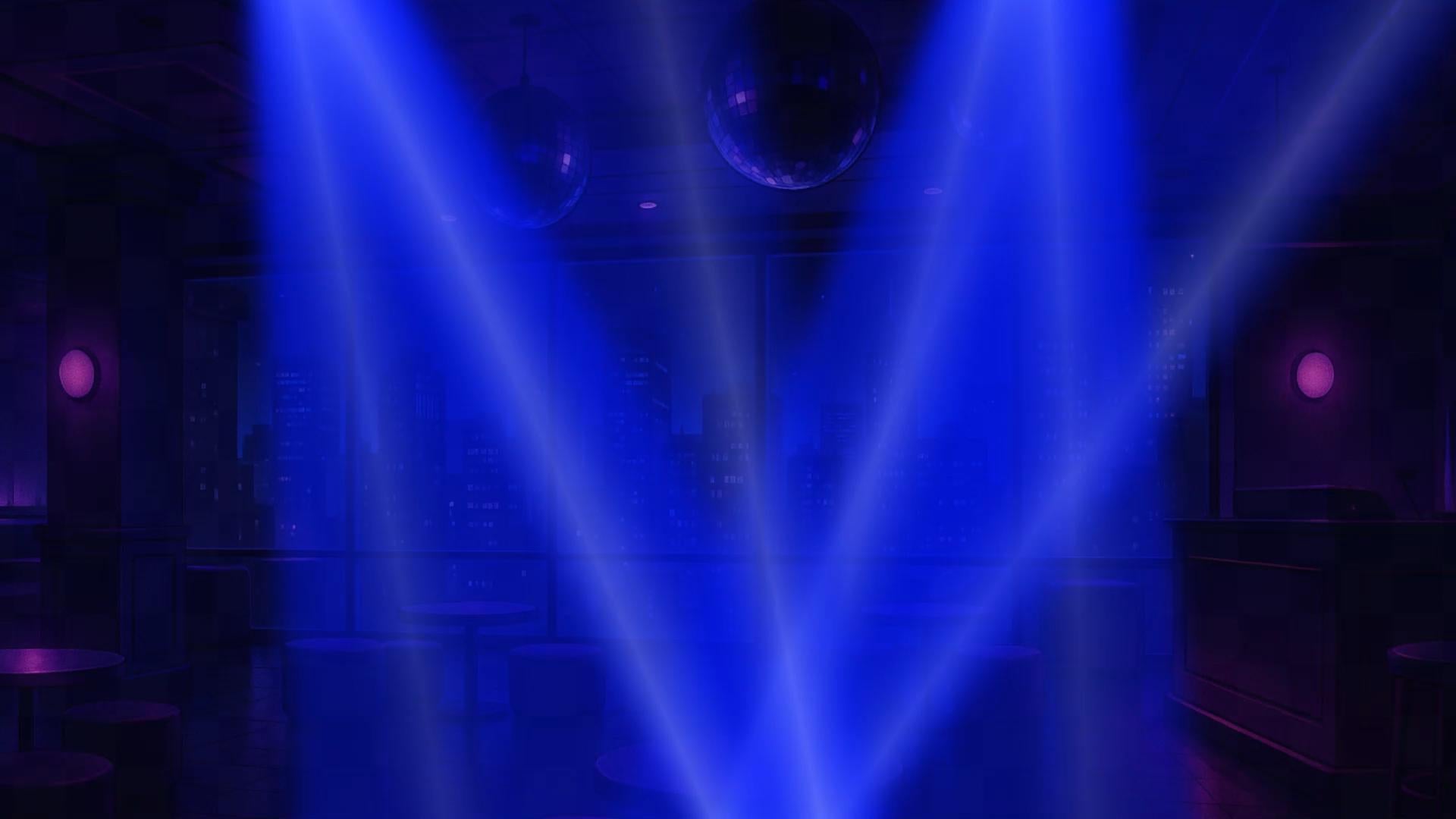 Blue Spotlights Stream Effects - Loop & Alert - 2 Cool Full Screen Animated Overlays - Transparent Background - 1920x1080 - Instant Download