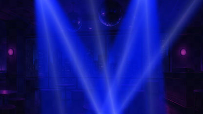 Blue Spotlights Stream Effects - Loop & Alert - 2 Cool Full Screen Animated Overlays - Transparent Background - 1920x1080 - Instant Download
