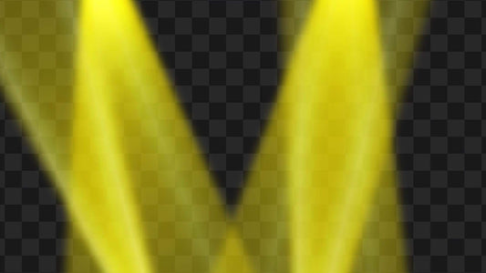 Yellow Spotlights Stream Effects - Loop & Alert - 2 Full Screen Animated Overlays - Transparent Background - 1920x1080 - Instant Download