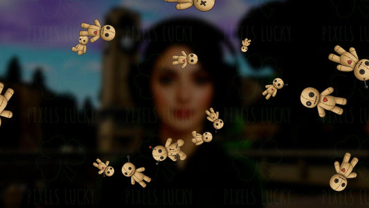 Voodoo Doll Stream Alert - Full Screen Animated Overlay - Transparent Background - 1920x1080 - Instant Download - Easy To Setup & Fun To Use