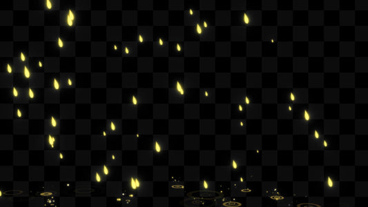 Golden Shower Stream Effect Pack - Alert & Looping Decoration - 2 Full Screen 1920x1080 Overlays - Instant Download - Transparent Background