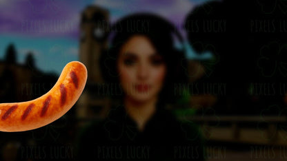 Sausage Poke Stream Alert - Full Screen Animated Overlay with Transparent Background - 1920x1080 - Instant Download - Funny Channel Redeem!