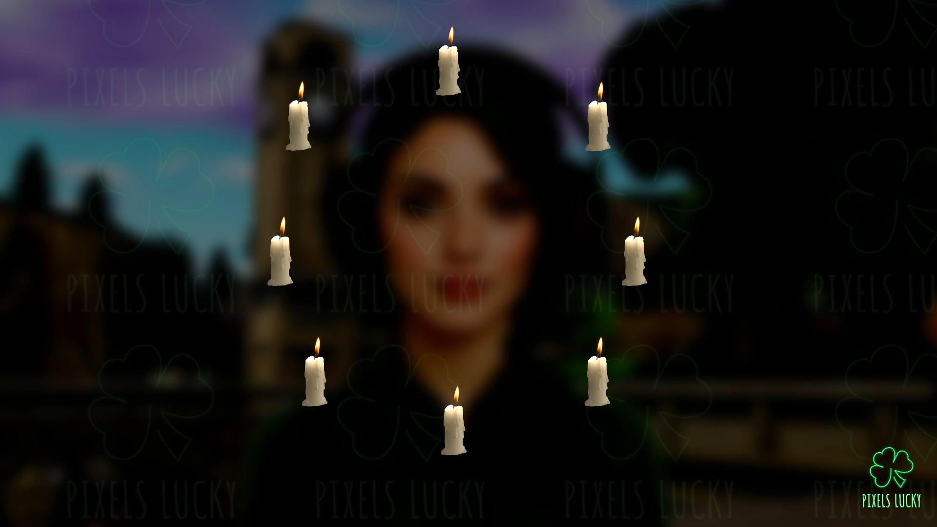 Candle Stream Decoration - Animated Asset - Realistic Flickering Fire - Transparent Background - Tutorial Included - Instant .WEBM download