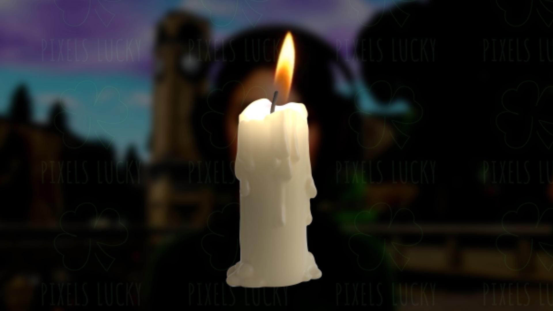Candle Stream Decoration - Animated Asset - Realistic Flickering Fire - Transparent Background - Tutorial Included - Instant .WEBM download