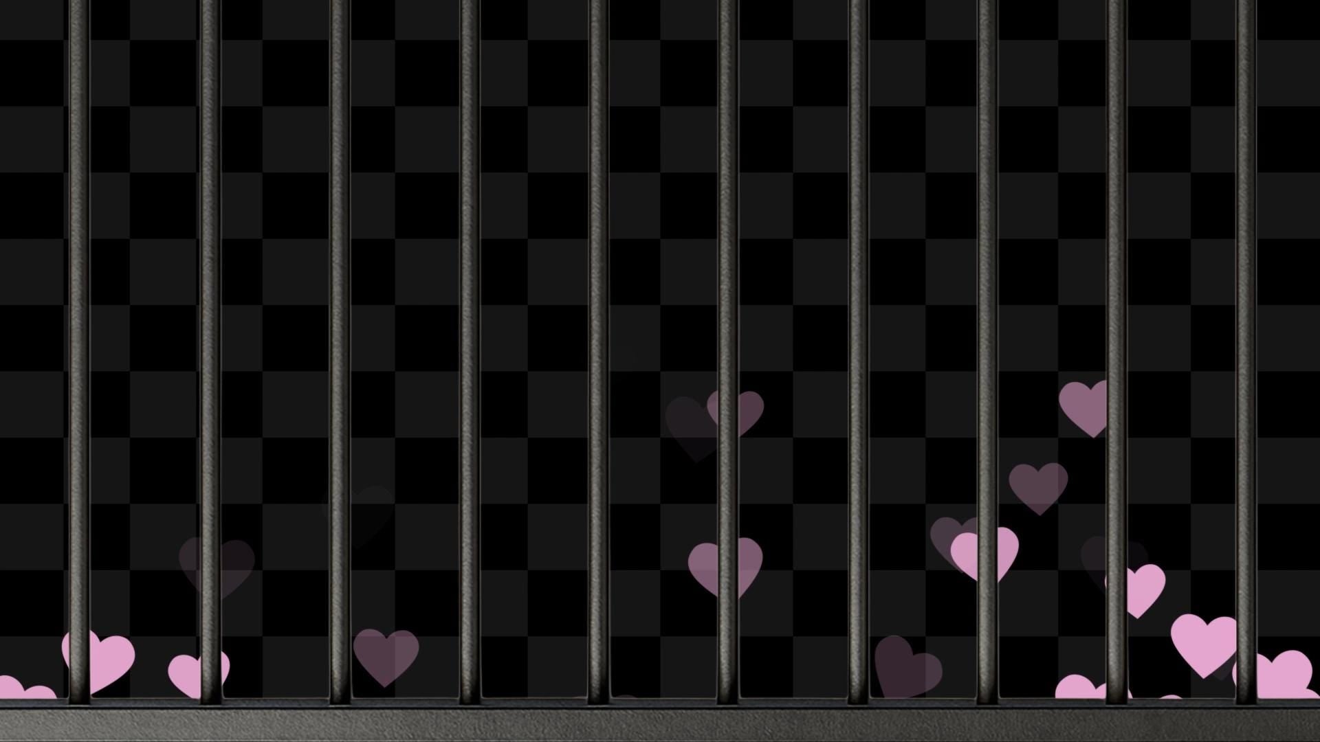 Horny Jail Overlay Pack - Alert with Sound & Loop - 2 Full Screen Animated Stream Effects with Transparent Background - Instant Download