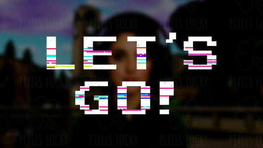 Let's Go! Stream Alert - Full Screen Animated Overlay with Transparent Background - 1920x1080 - Instant Download - Fun Channel Point Redeem!