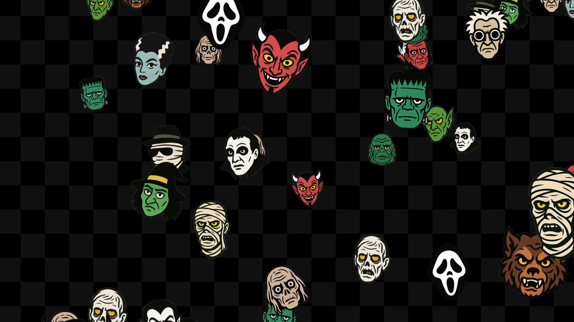 The Monster Mash Stream Alert - Full Screen Animated Overlay - Transparent Background - 1920x1080 - Spooky Halloween Fun - Instant Download