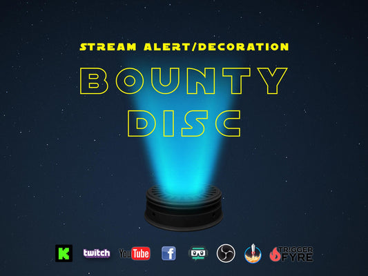 Bounty Disc Stream Alert & Looping Decoration - Animated Overlay with Transparent Background - Instant Download - Tutorial Included