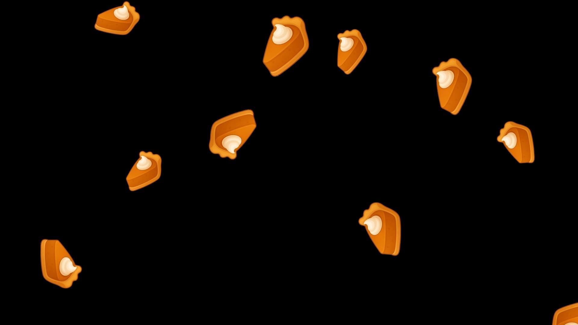 Pumpkin Pie Stream Alert Pack - Full Screen Animated Fall Overlays with Transparent Background - Instant Download - Delicious Channel Redeem