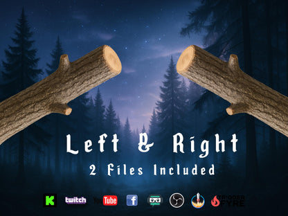 Pine Poke Stream Alert - Full Screen Animated Overlay - Transparent Background - 1920x1080 - Instant Download - Fun Big Wood Channel Redeem!