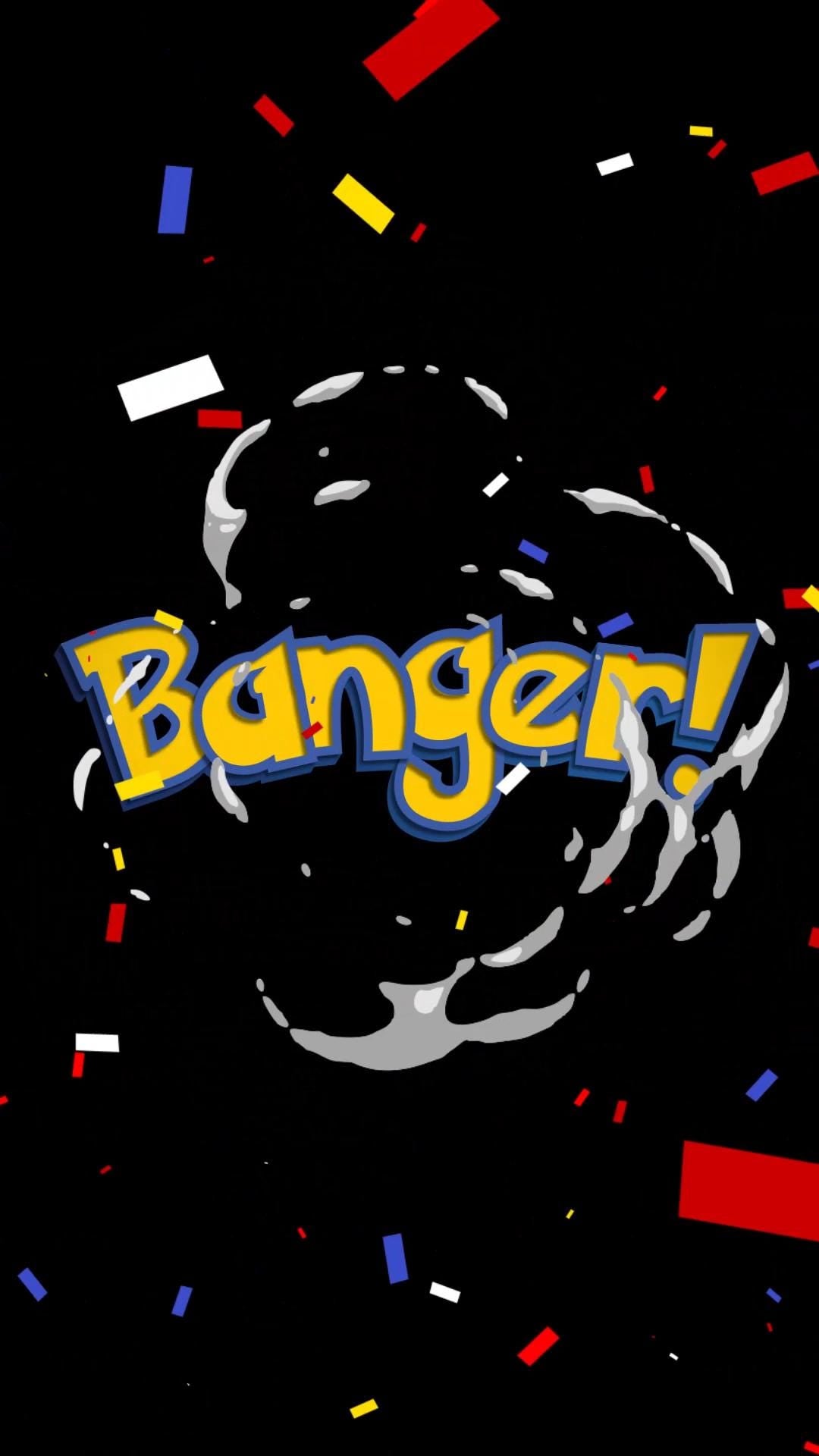 Banger! Ball Stream Alert - 1920x1080 & Vertical - Full Screen Animated Overlay - Transparent Background - Instant Download - Fun Effect!