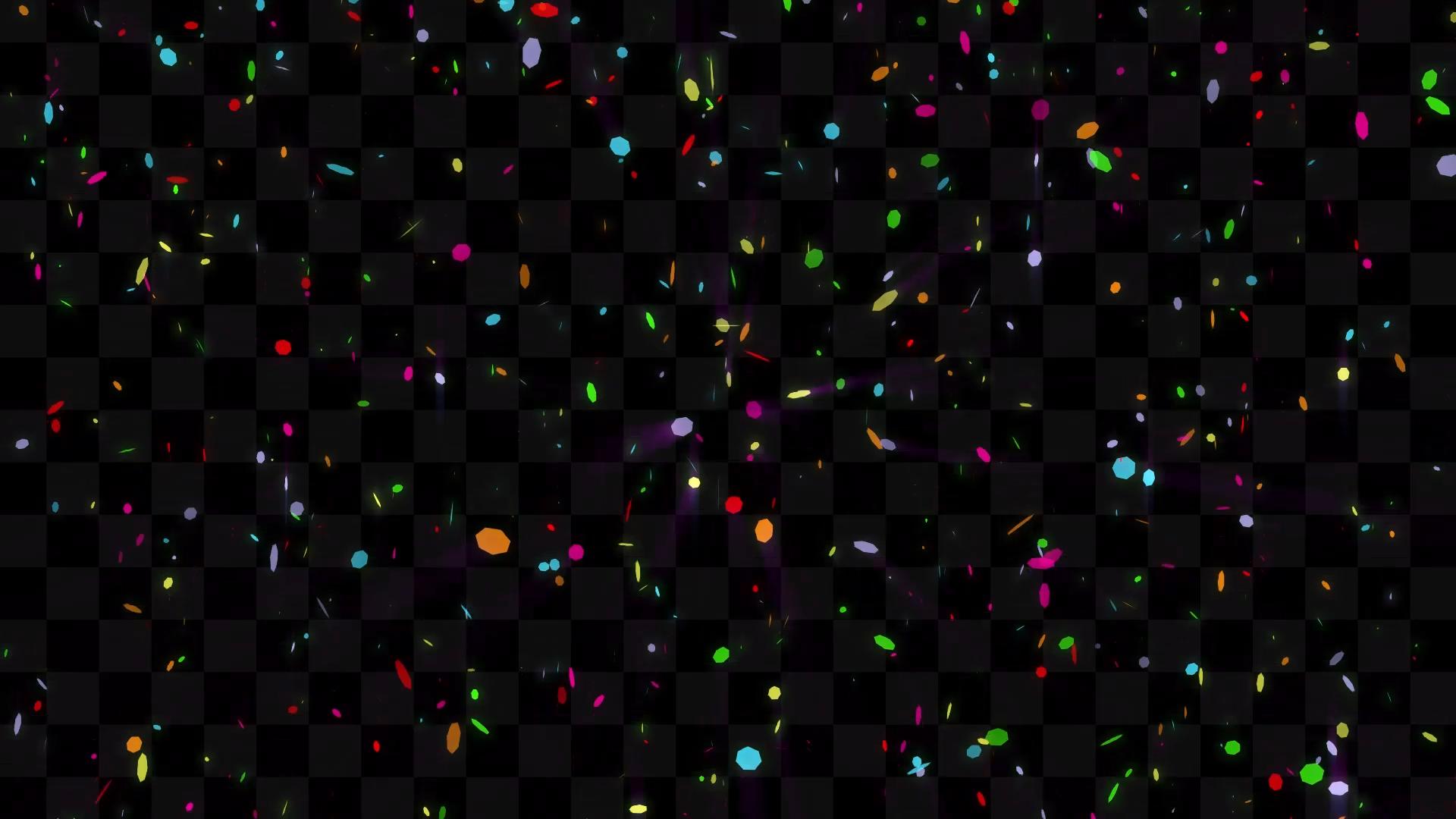 Shimmer Shower Stream Pack - Alert & Looping Decoration - 1920x1080 Full Screen Animated Overlay - Transparent Background - Instant Download