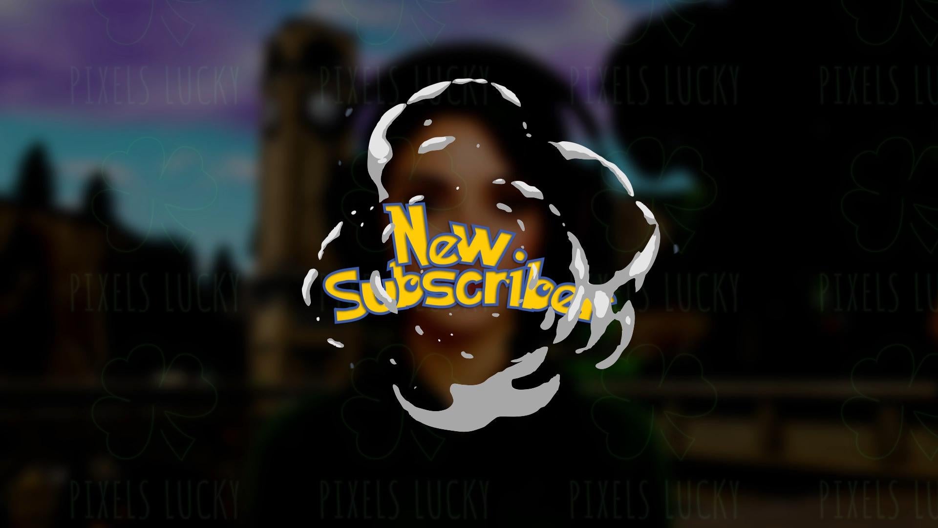 Alert Ball Stream Bundle - New Subscriber & Just Followed Notification Overlay Pack - 4 Versions - Full Screen 1920x1080 - Instant Download