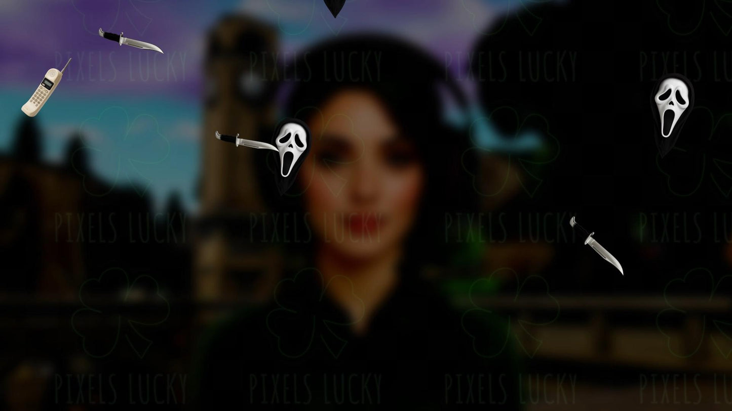Killer Call Stream Alert- Full Screen Animated Overlay with Transparent Background -1920x1080 - Instant Download - Horror Streamer Fun! RIP